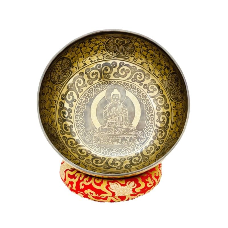Buddha Engraving Singing Bowl - Medium Size